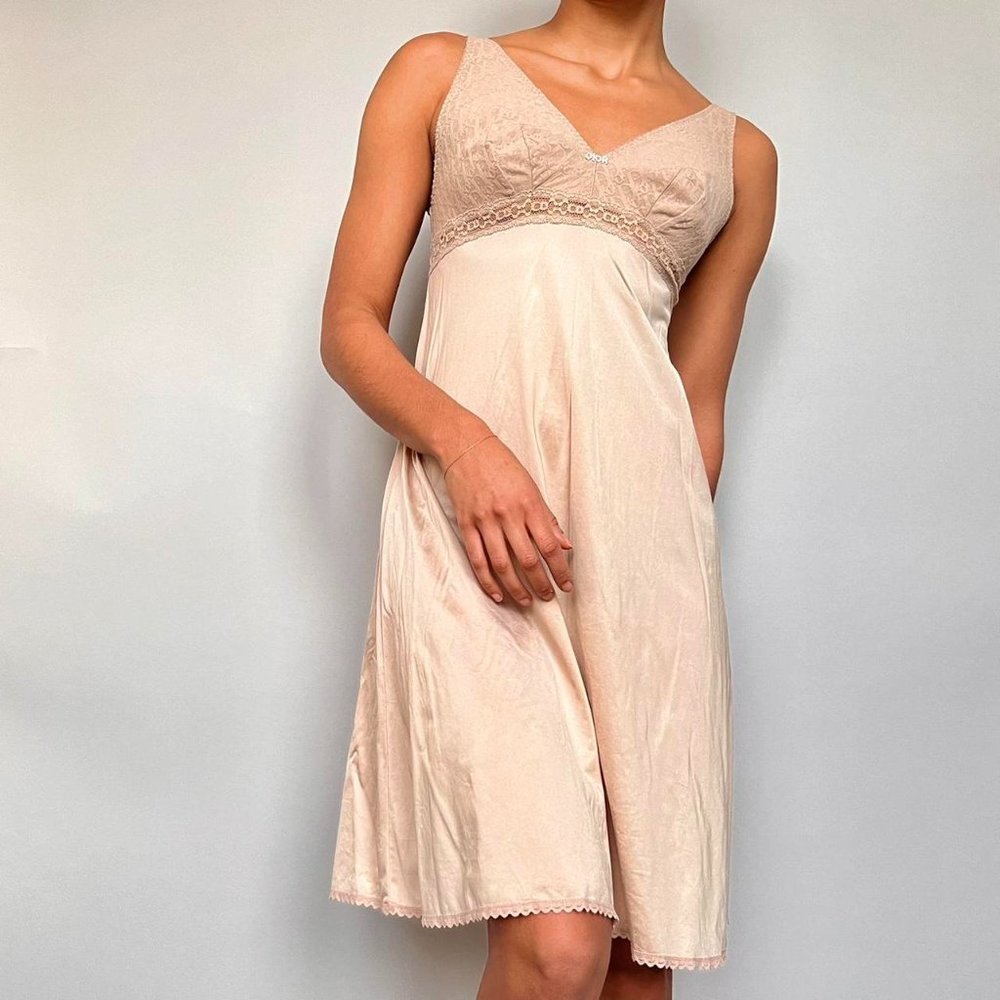 Christian Dior monogram lace slip dress